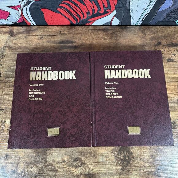 Southwestern Student Handbook Vol 1 & 2 New World Dictionary ACCEPTABLE - Picture 2 of 5